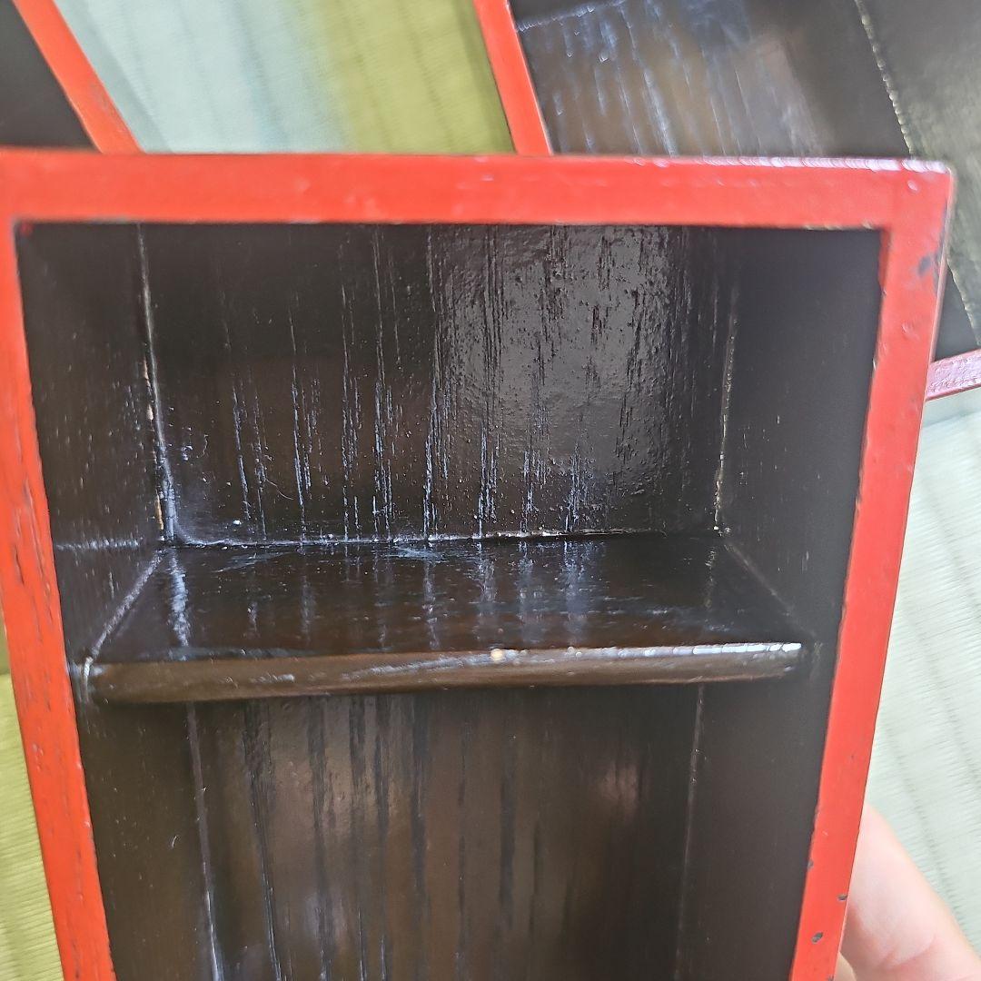 明治ロマン/1870年物/当時物】戦前物 漆塗り弁当箱 漆器 膳の箱 四客4客