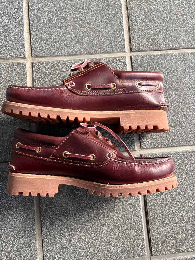 Timberland 3eye バーガンディ 25cm