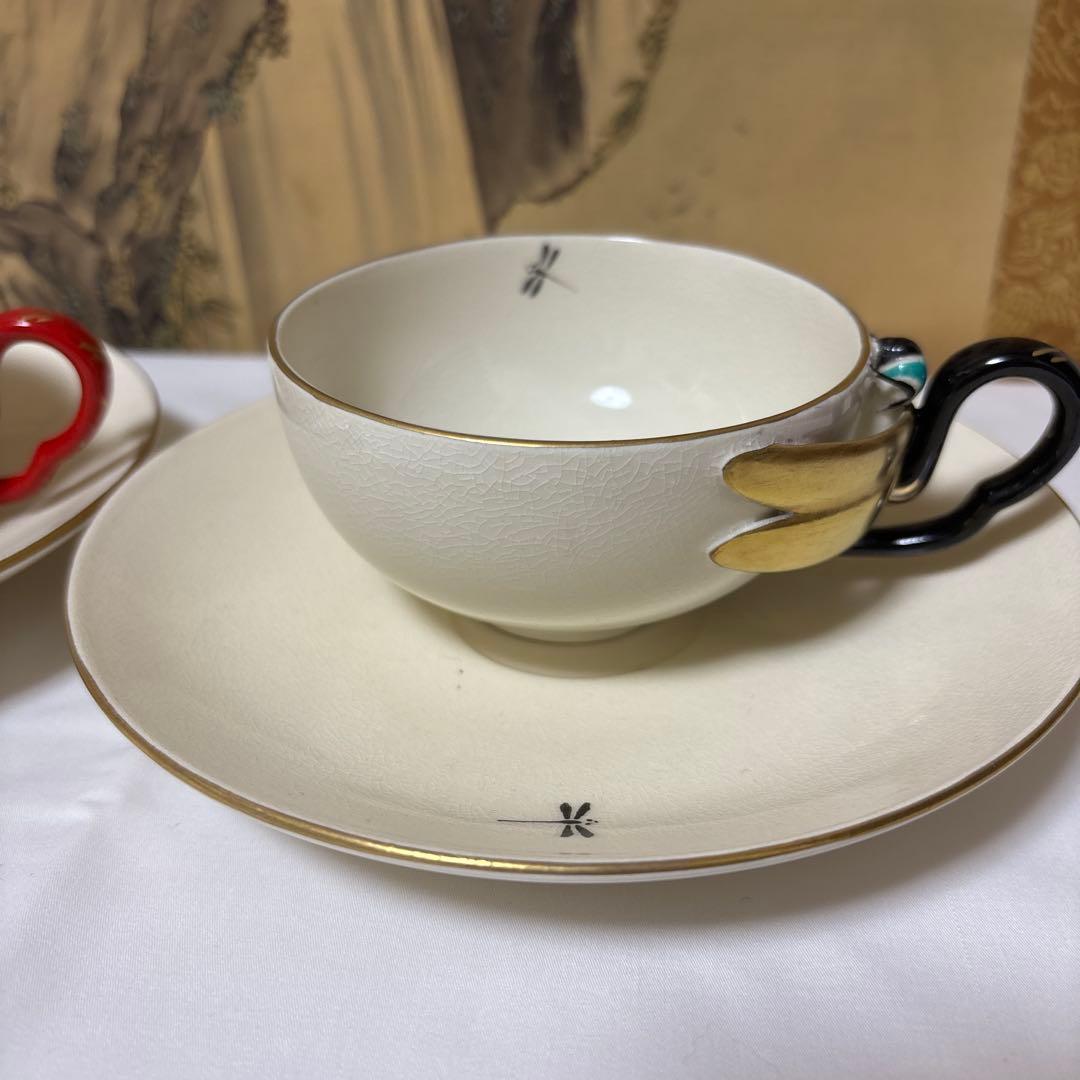 15代 沈壽官 薩摩蜻蛉ティーカップ 本物保証 共箱 琹 2セット - メルカリ