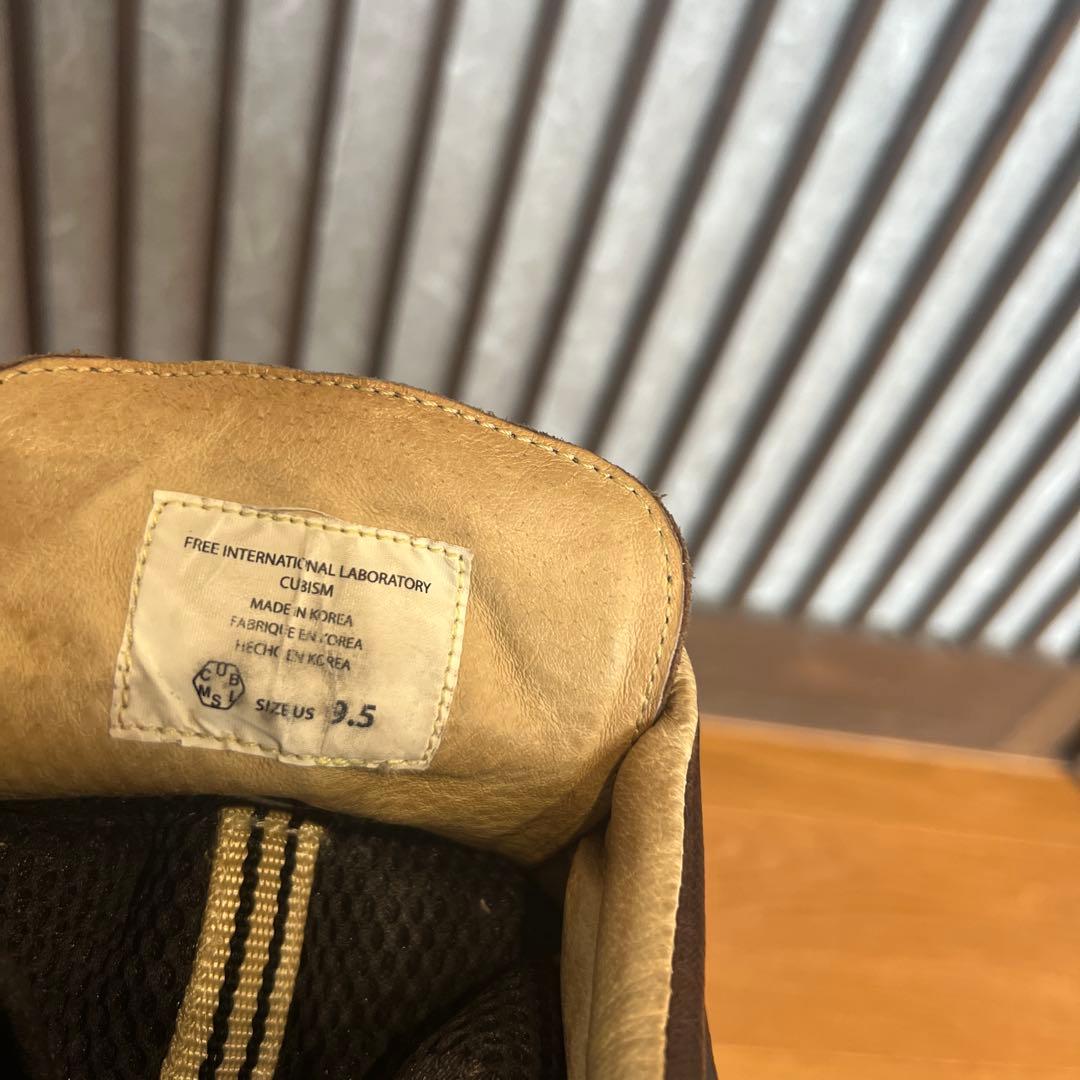 VISVIM FBT 9.5 ブラウン　ビーズ