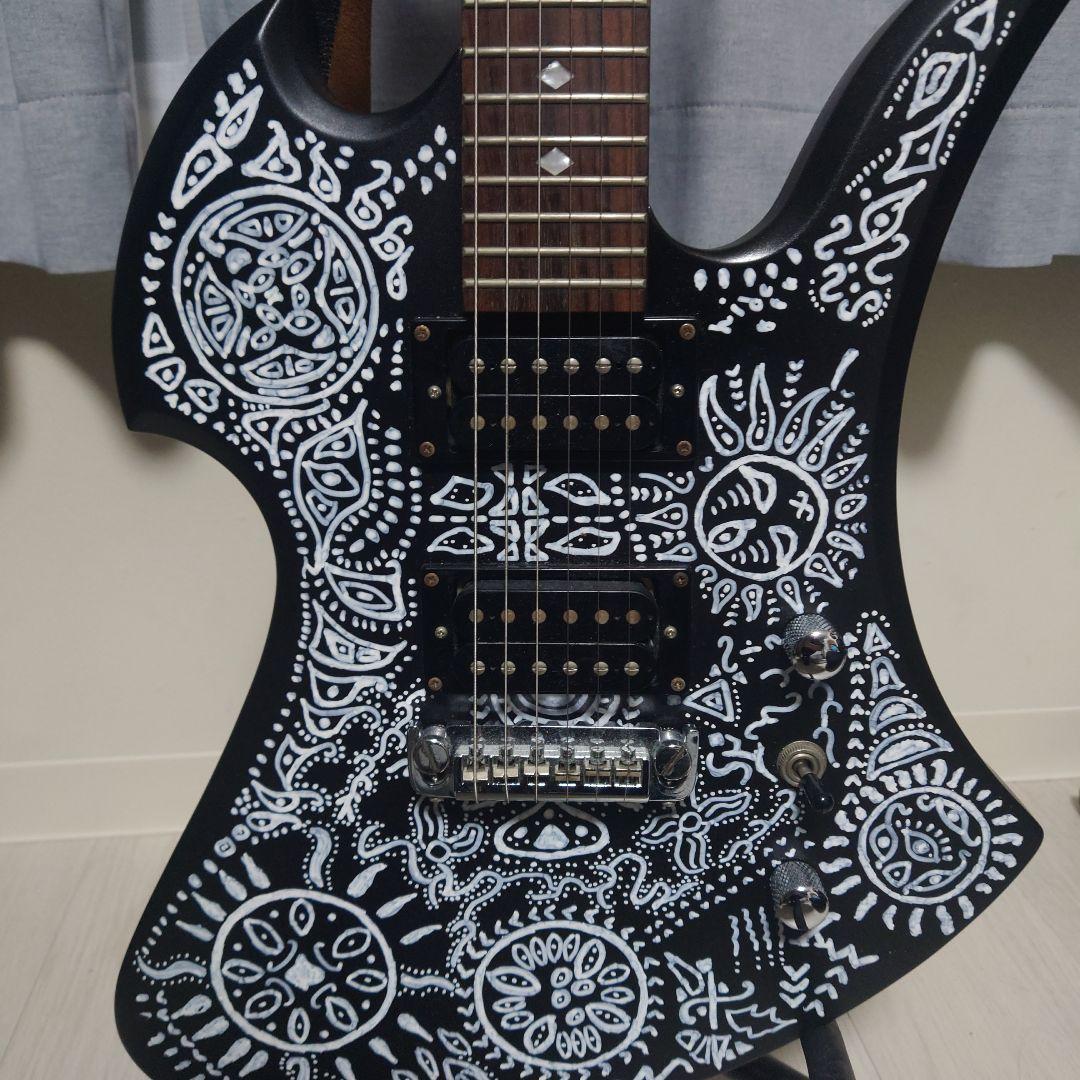 B.c.rich モッキンバード サイケ hideモデル目玉ストラップ付き