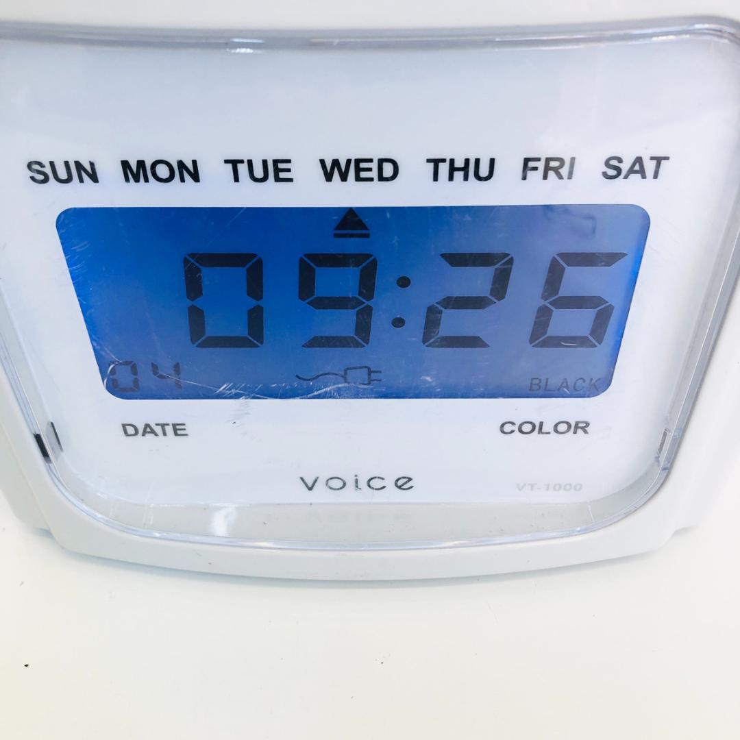 VOICE タイムレコーダー VT-1000 動作確認済 設定簡単 - メルカリ