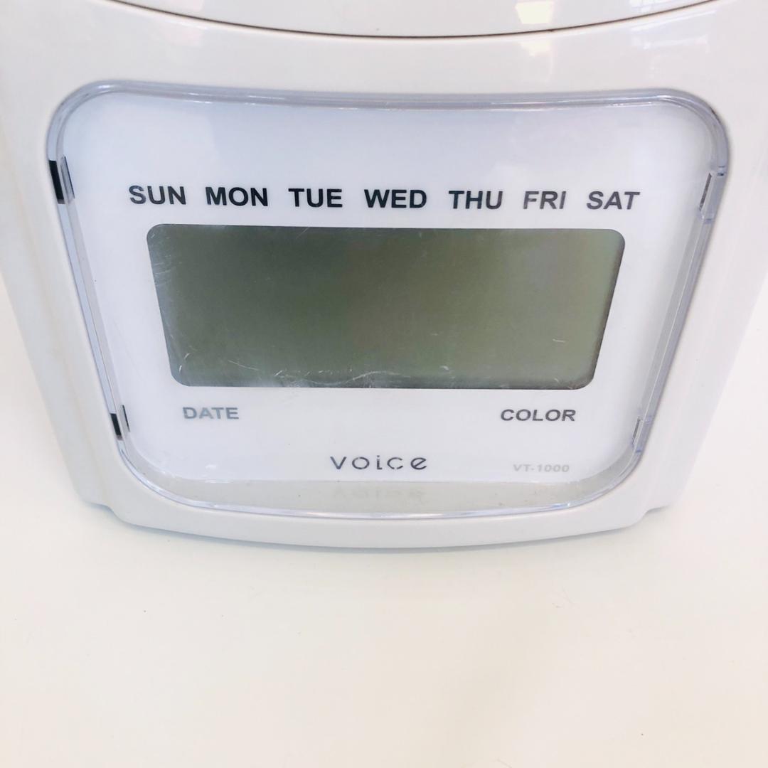 VOICE タイムレコーダー VT-1000 動作確認済 設定簡単 - メルカリ