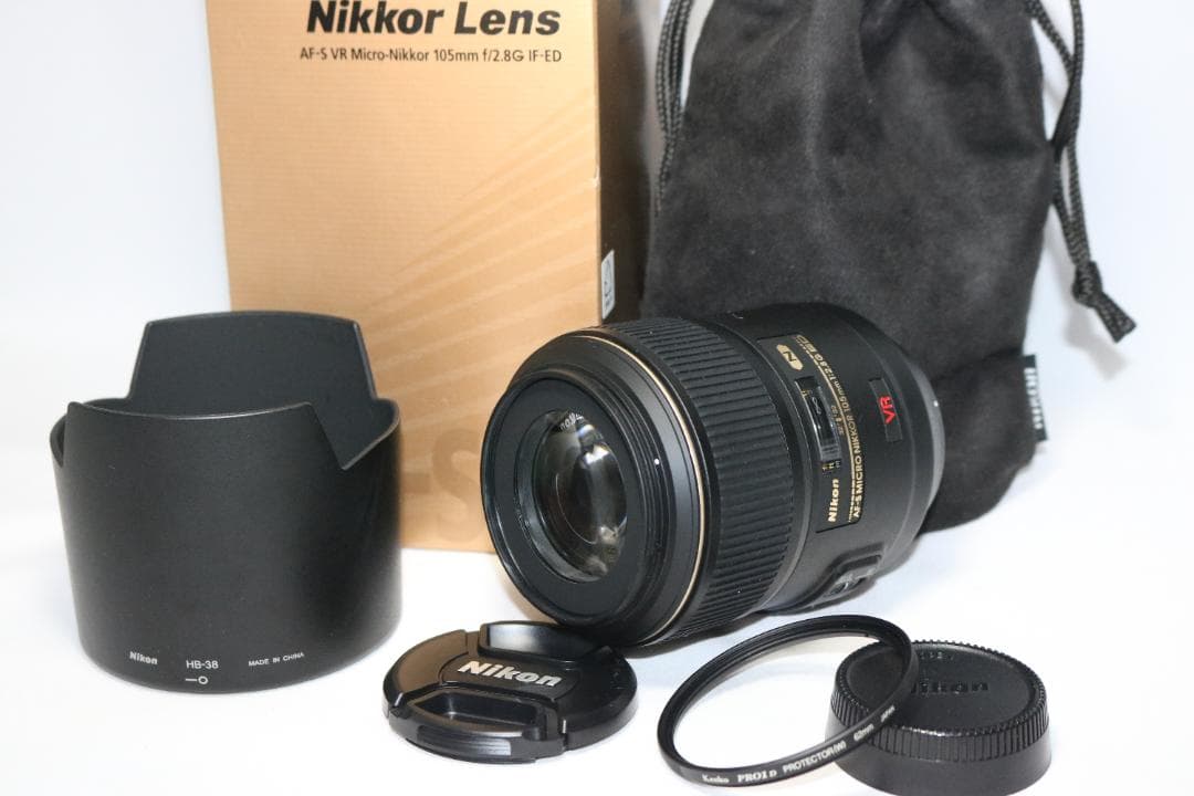 ⭐プロ愛用 マイクロレンズ⭐美品 元箱付 Nikon 105mm f/2.8VR