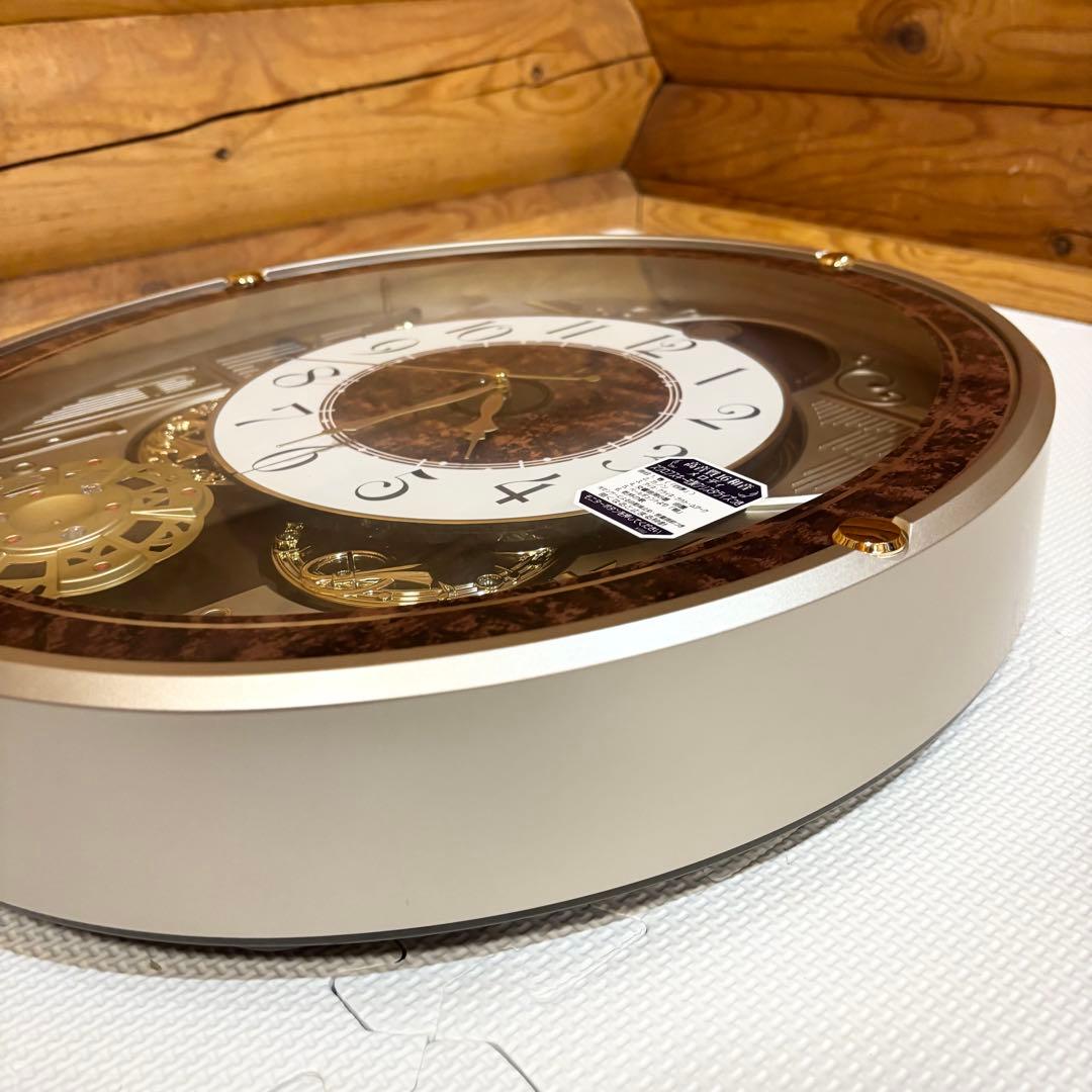 【美品】SEIKO セイコー RE568B ウェーブシンフォニー 掛時計