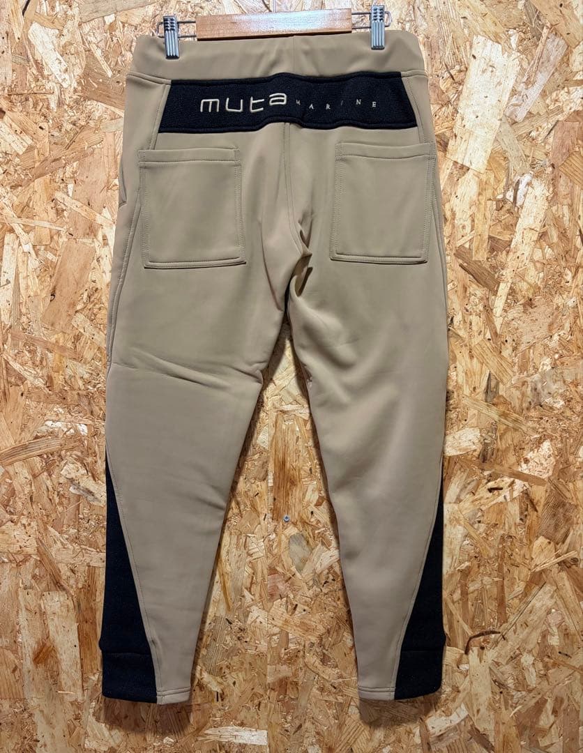 【新品未使用】muta marine ナイロンジャージニットリブパンツ