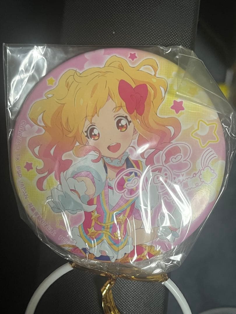 アイカツオンパレード！ アイカツスターズ プライズ 缶バッジ 虹野ゆめ