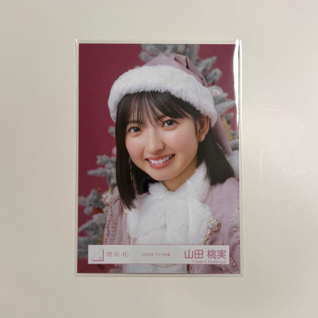 櫻坂46 山田桃実 2025年 サンタ衣装 生写真 ヨリ - メルカリ