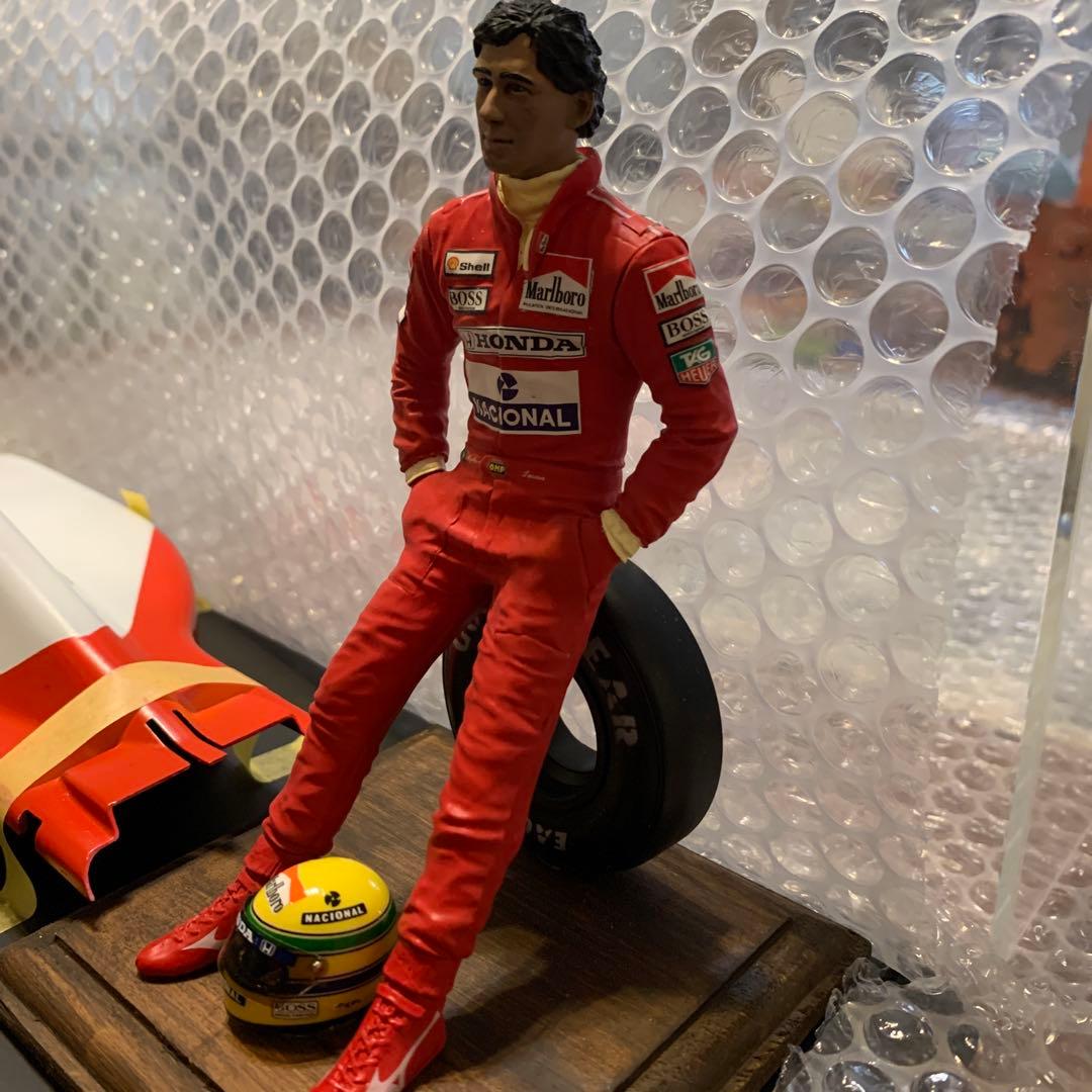 白*魔様 タミヤ　マクラーレン MP4/6 1/12スケールモデル完成品＆セナフ