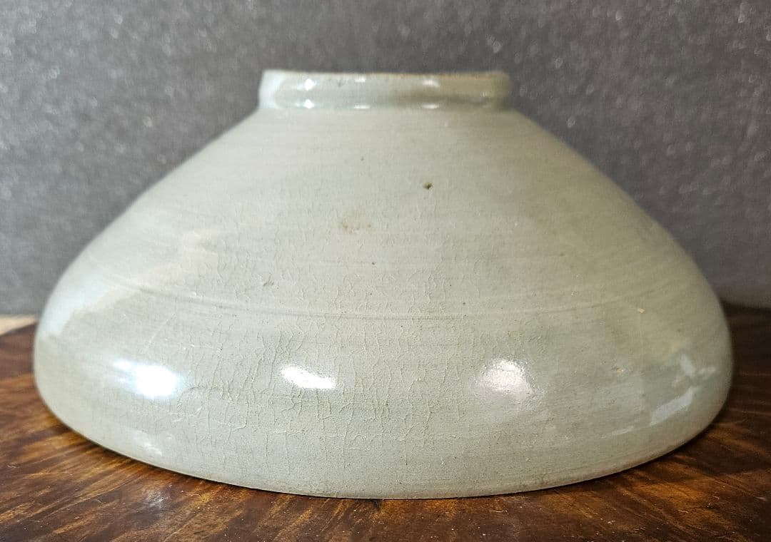 本物保証❗】李氏朝鮮時代 李朝青磁 陰刻 双鳳凰文 鉢 菓子