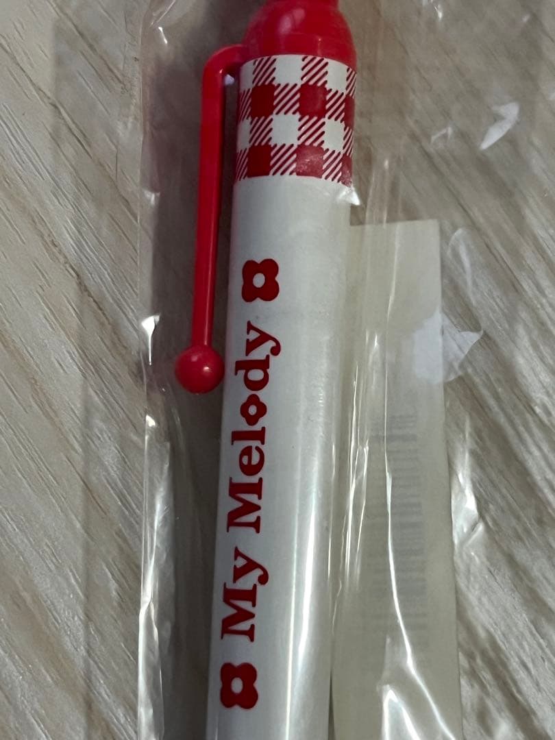 1997年　サンリオ　マイメロ　My Melody シャープペンシル 赤チェック