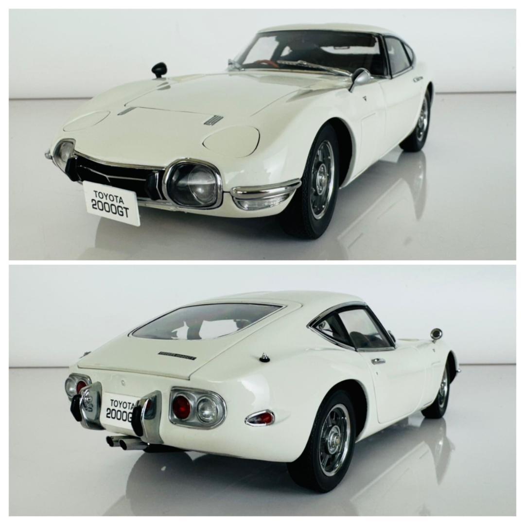 美品 1/18 オートアート トヨタ 2000GT クーペ ホワイト
