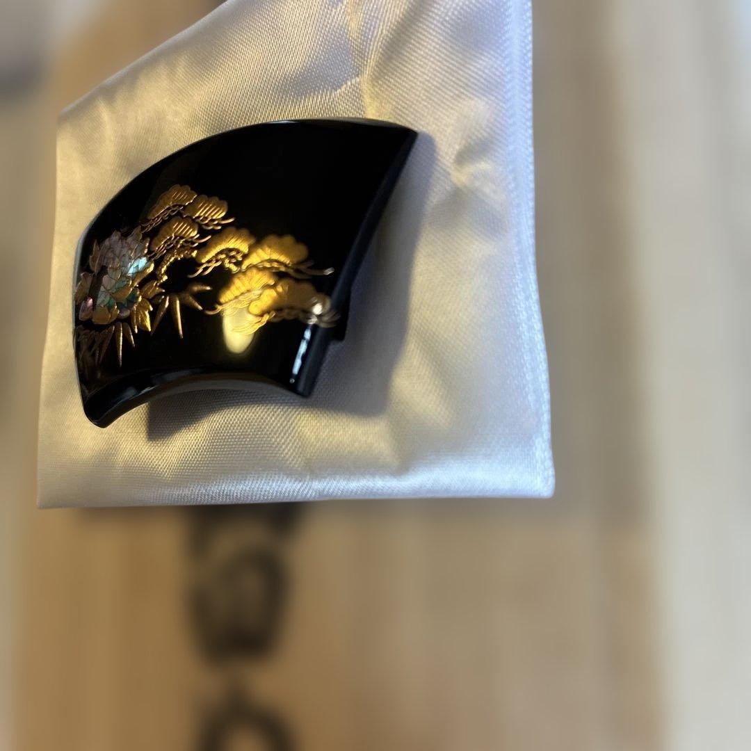 百貨店購入 松山武司 鼈甲工芸品 和装小物 蒔絵 帯留 べっ甲 - メルカリ