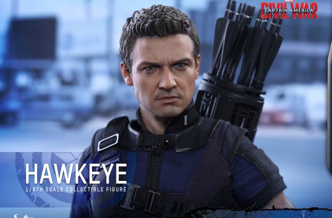 新品未開封 ホットトイズ シビルウォー キャプテンアメリカ ホークアイ