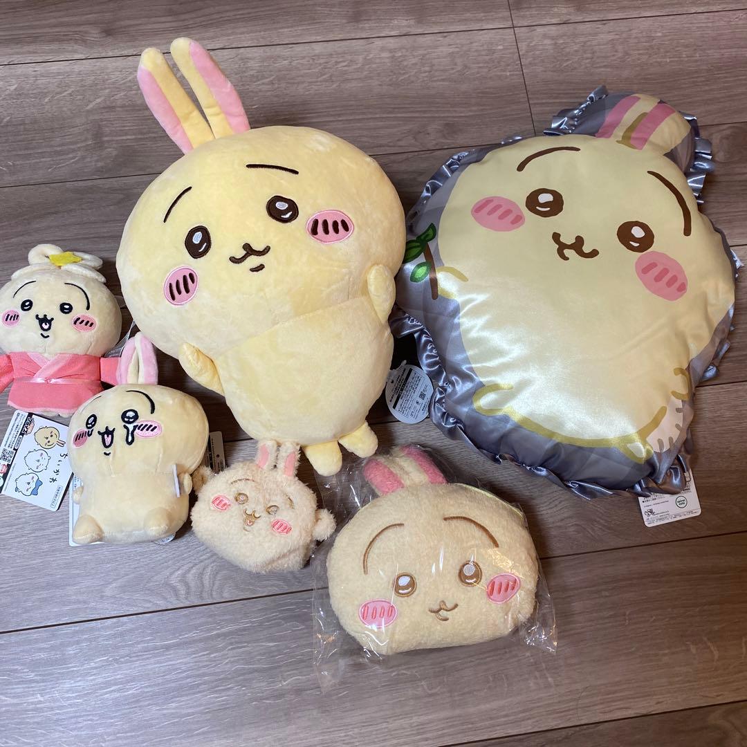うさぎちいかわぬいぐるみまとめ売りセット6体