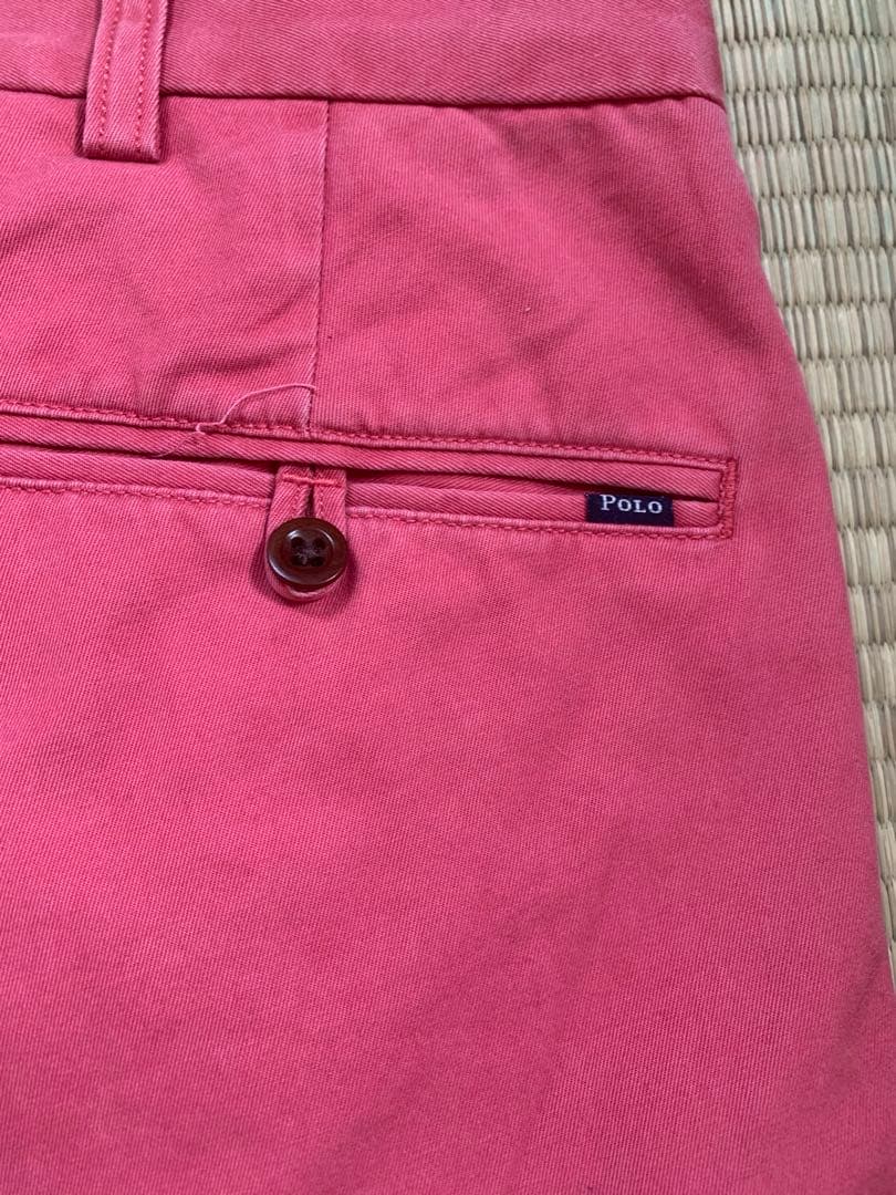 80s 90s polo ラルフローレン チノパン ポロチノ サーモンピンク
