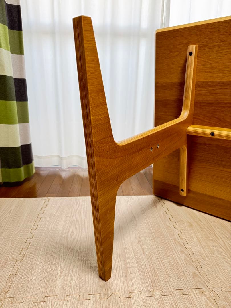 《引き取り限定》リビングでもダイニングでも使えるテーブル&ベンチセット　無印良品