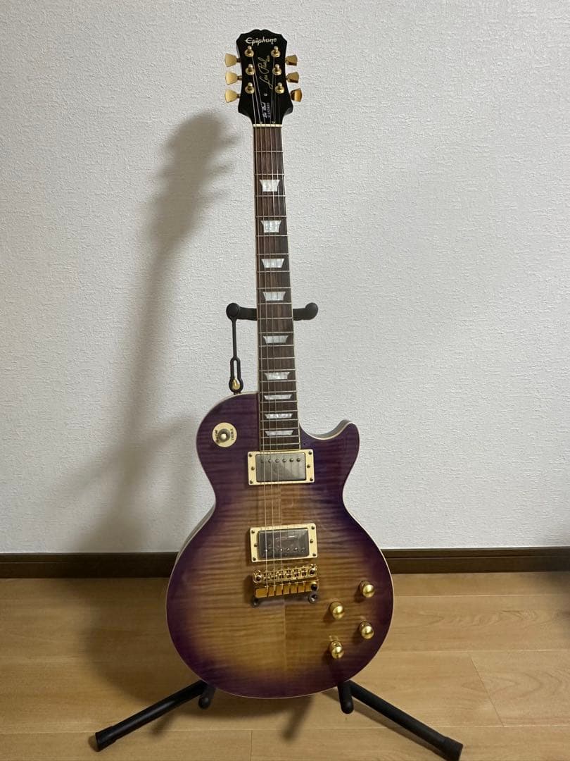 ち*）様 Epiphone エピフォン レスポール スタンダード パープル レア Epiphone（エピフォン） Les Paul Classic Worn Purple エレキギター