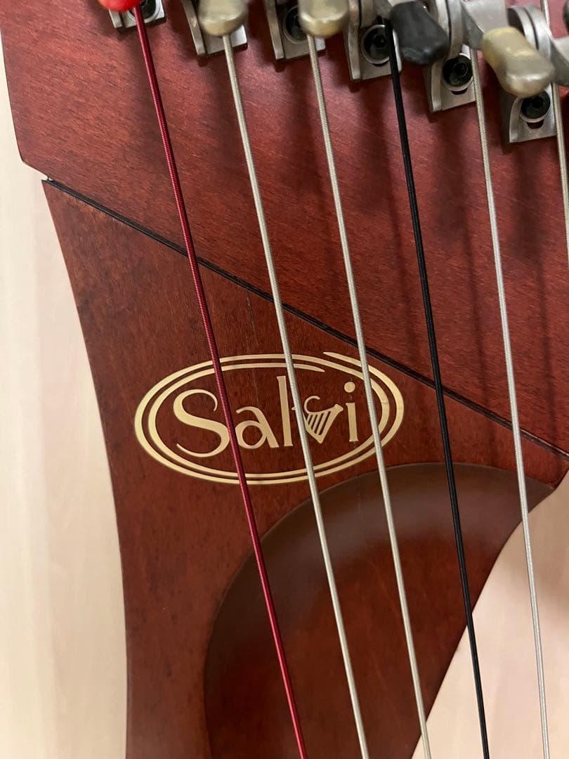 Salvi MIA 34弦 レバーハープ アイリッシュハープ チューナー&カバー