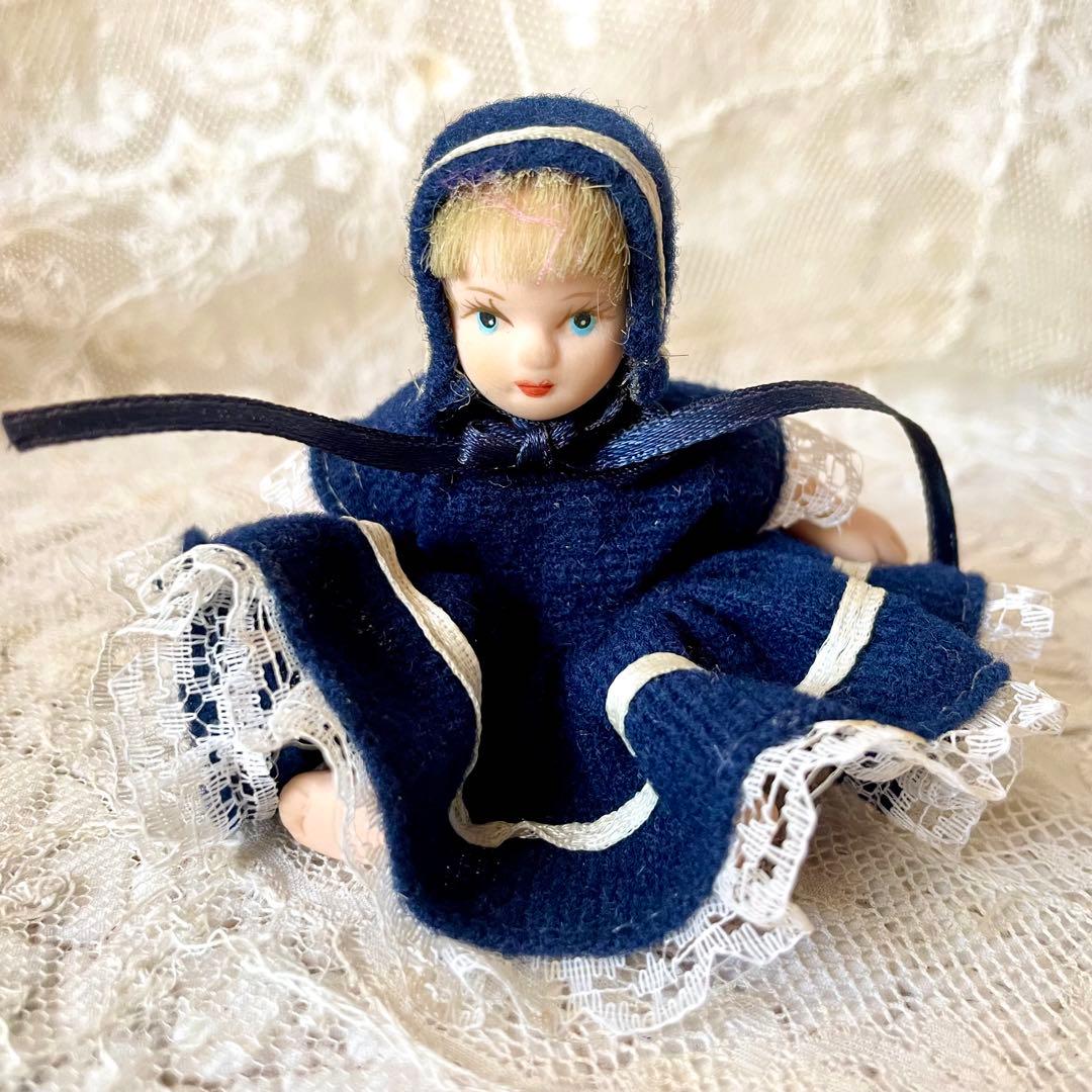 新春アンティーク福袋④ビスクドール&ドール用小物8点セット チェア&王冠