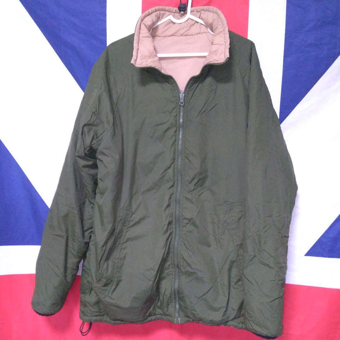 実物美品】イギリス軍リバーシブルオリーブ/サンドサーマルジャケット
