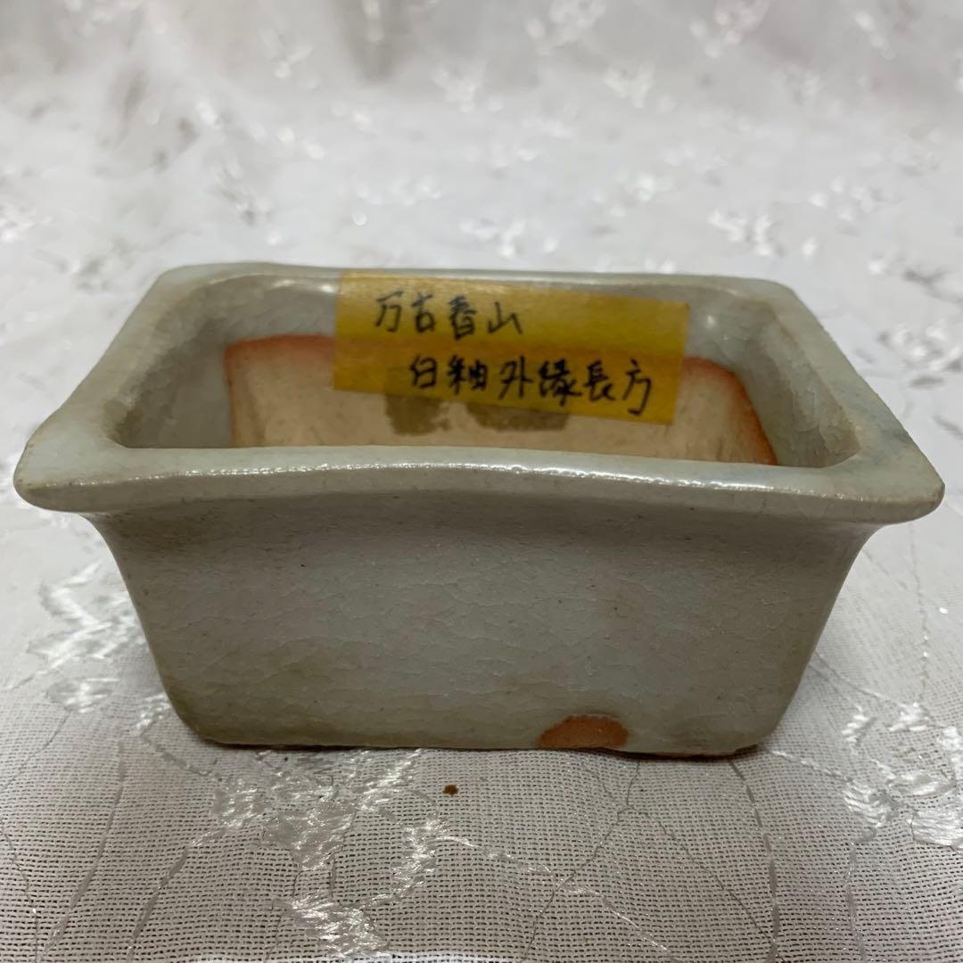 万古春山 長方 盆栽鉢