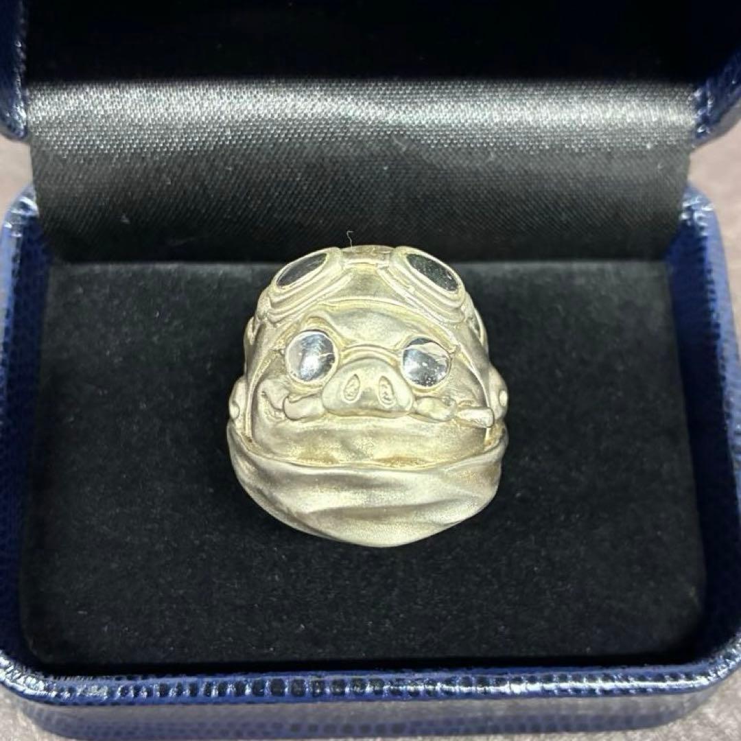 【スタジオジブリ】紅の豚 ポルコ・ロッソ リング 約29g