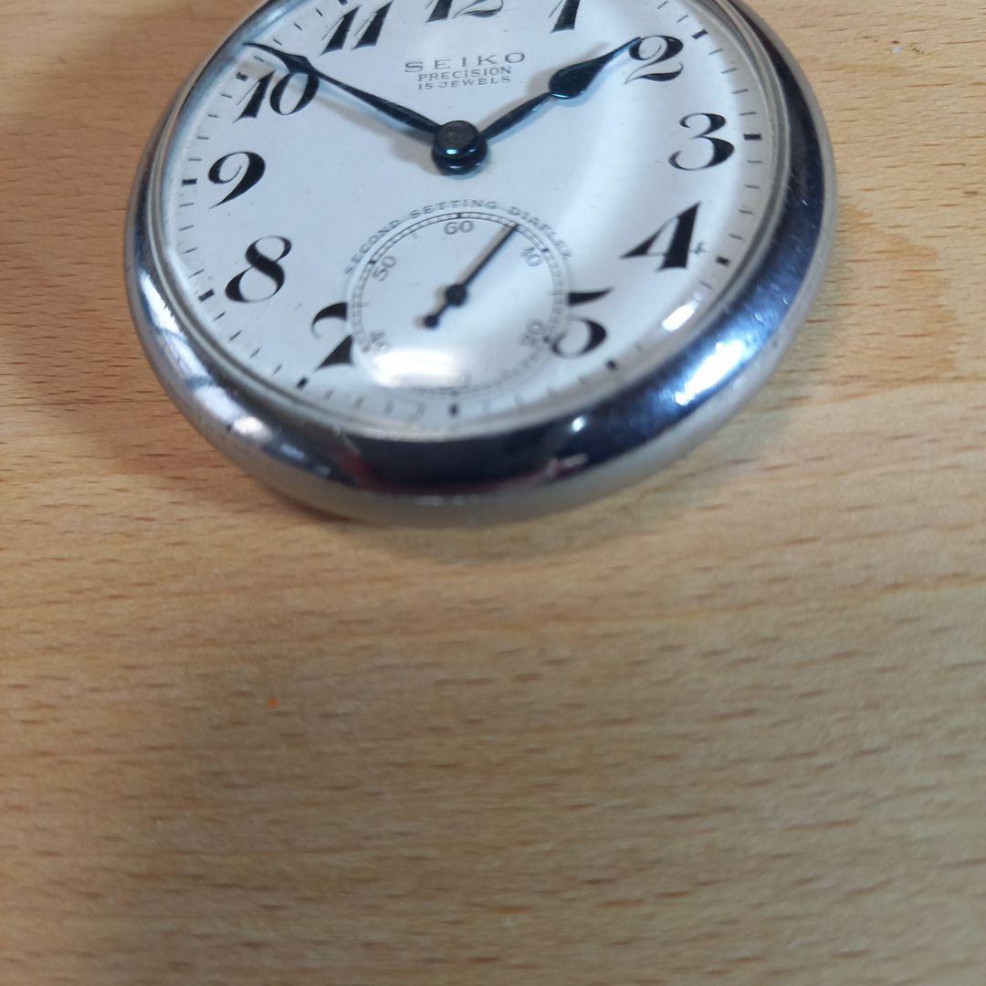 Cedric430‼️国鉄懐中時計　セイコー製　昭和37年　新支　未稼働品
