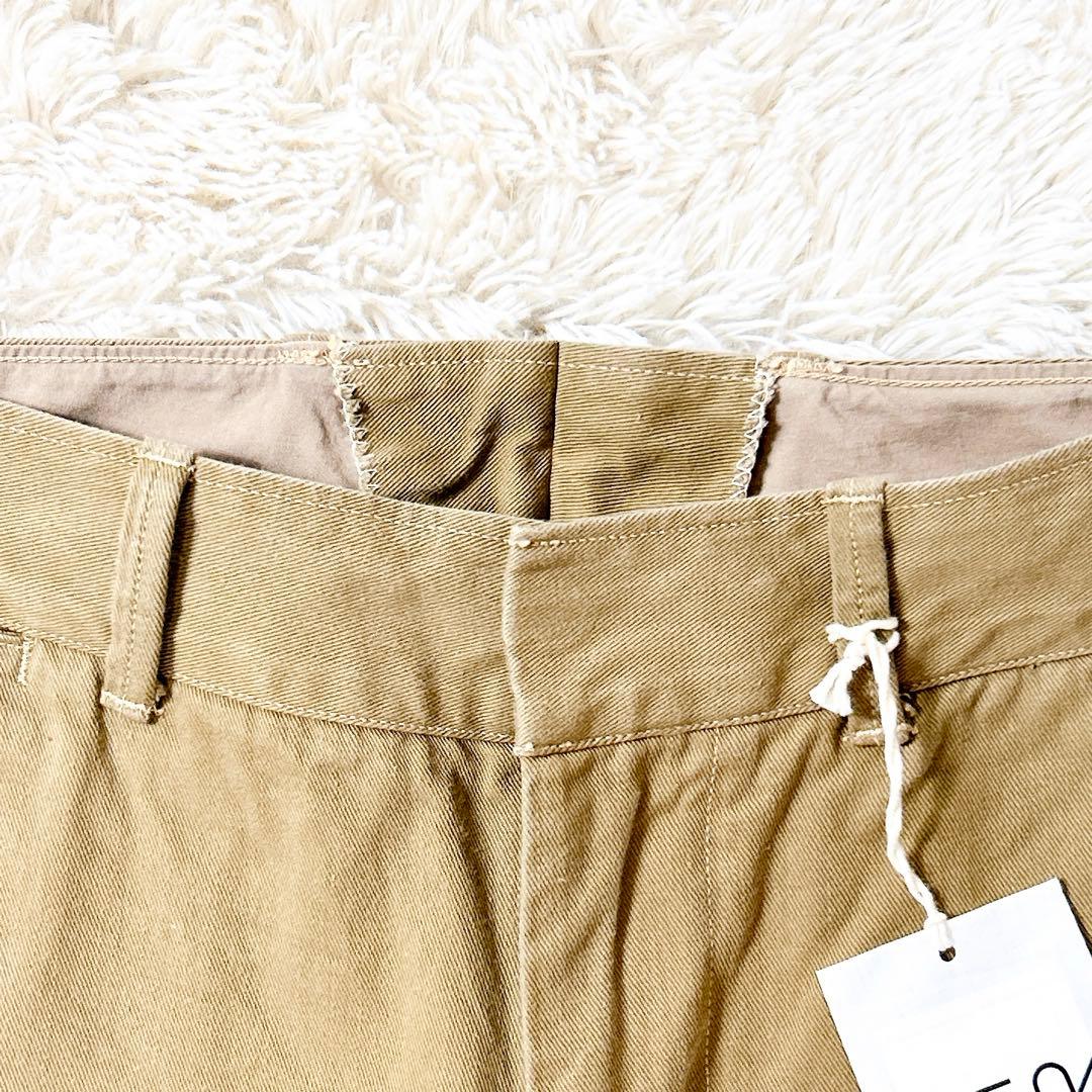 【タグ付き未使用品】45rpm おこめチノのシャルロットパンツ　ベージュ