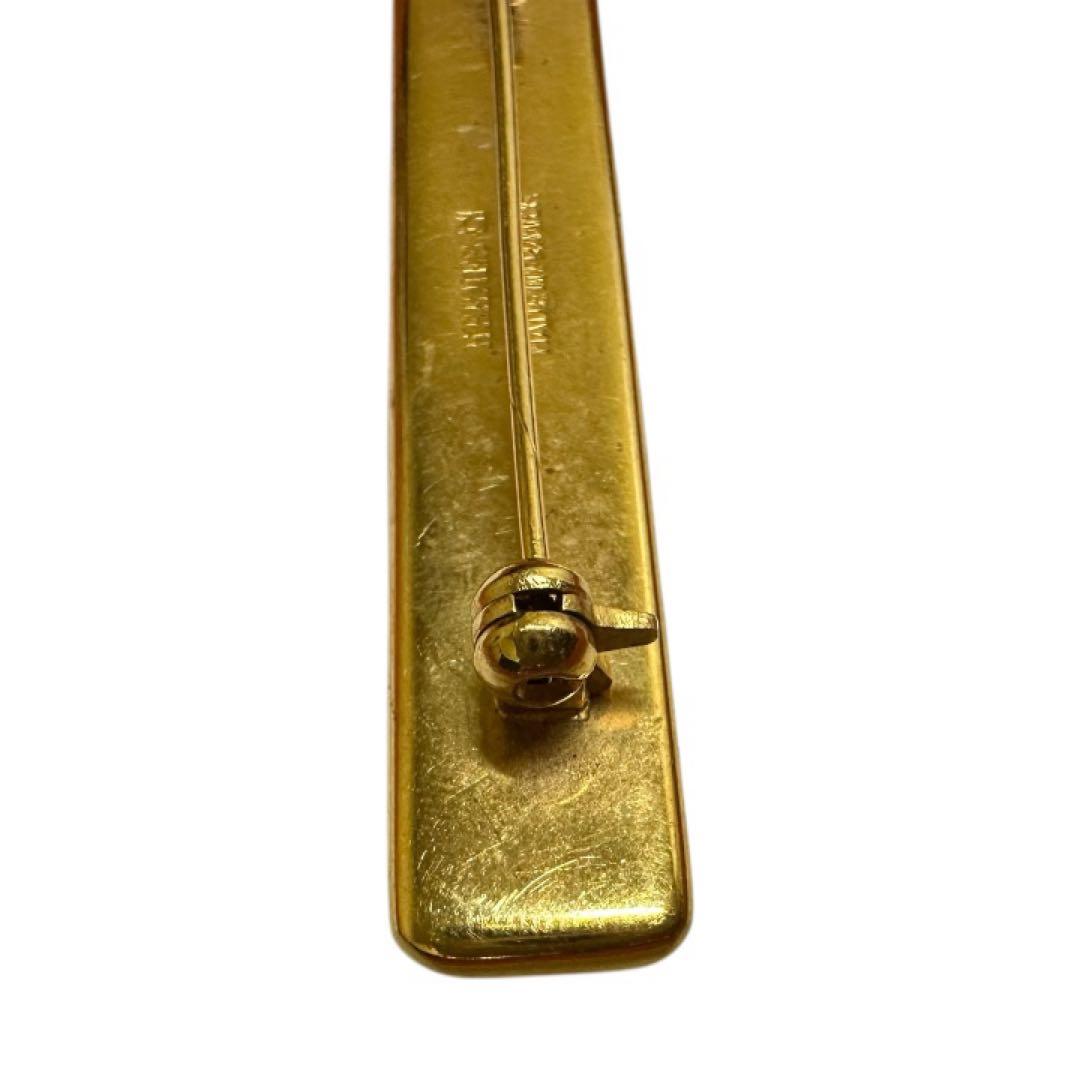 HERMES エマイユ七宝焼き 豹レオパードブローチ