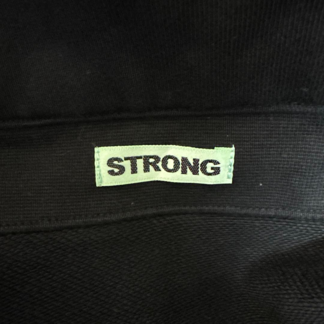 Sサイズ　STRONG 005 BROKEN HOODIE (BLACK)