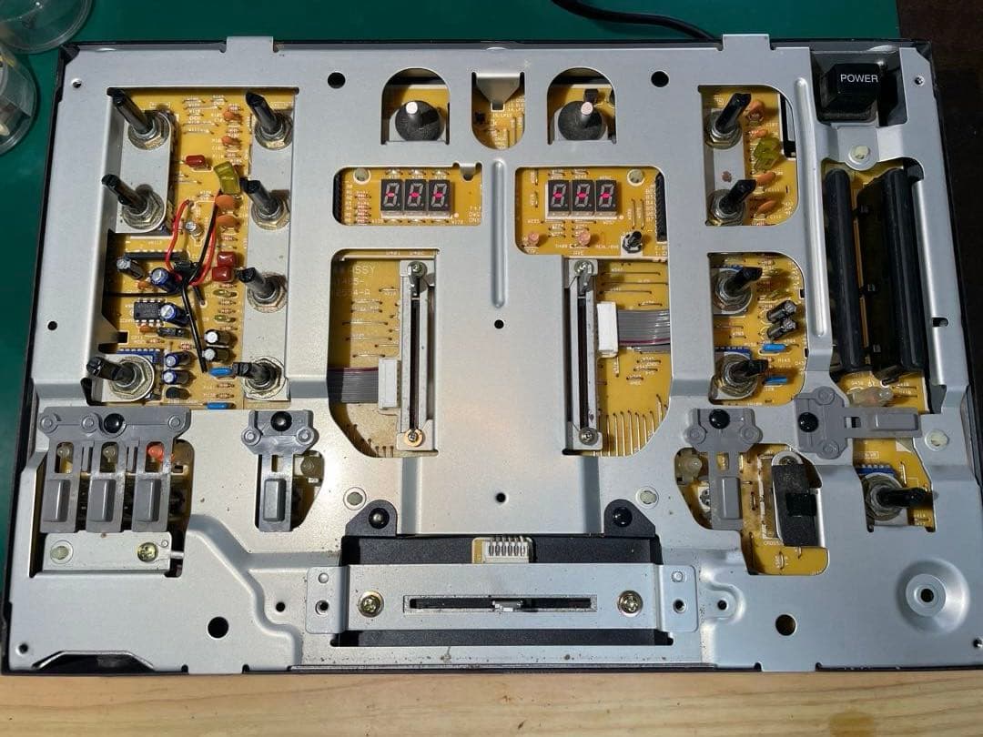 pioneer dj パイオニア DJM-300 シルバー フェーダーメンテ