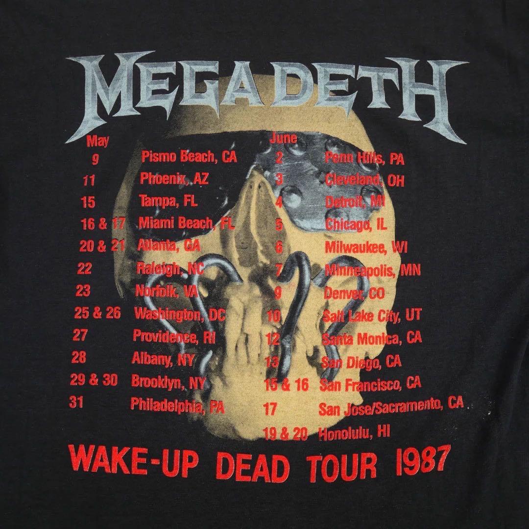 Mega Death Wake-Up Dead Tour 1987s Tee