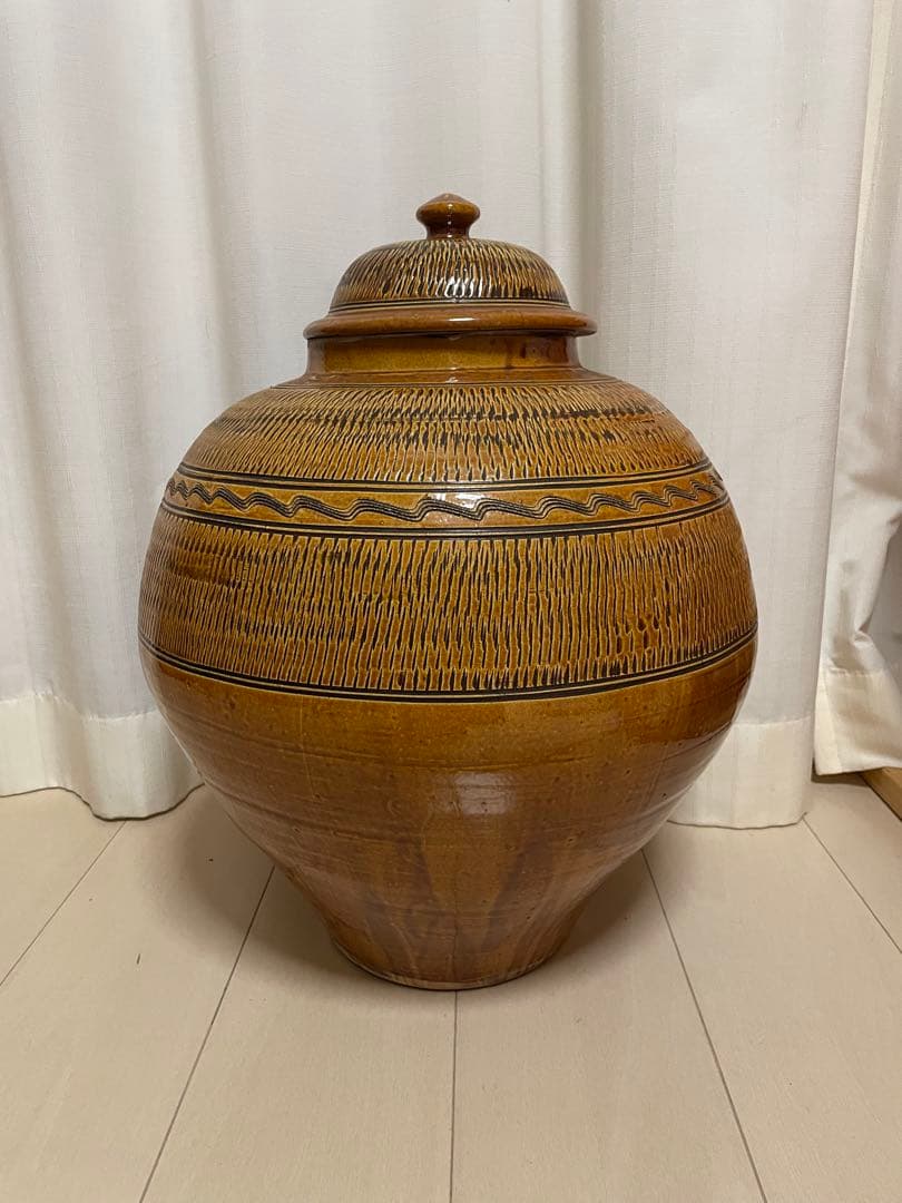 小鹿田 坂本茂木 作 高さ50cm 大壺 民藝 小鹿田焼