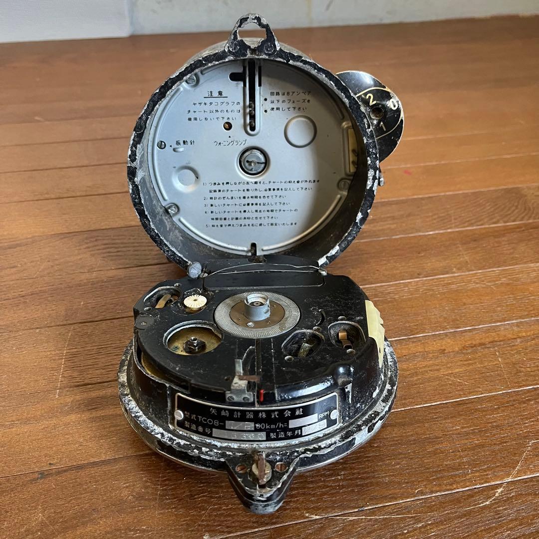 アンティーク】ジャンク品 鉄道部品 スピードメーター 速度計 TCO8-7/F