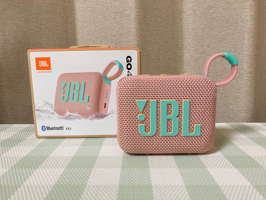 ほぼ新品 JBL GO4 Bluetoothスピーカー スウォッシュピンク Amazon.co