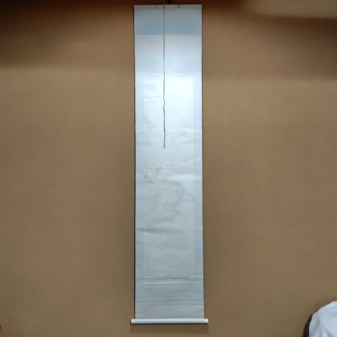 日本画家 尾竹國観『初夏』国観 掛け軸 紙本 逸品 共箱 真筆