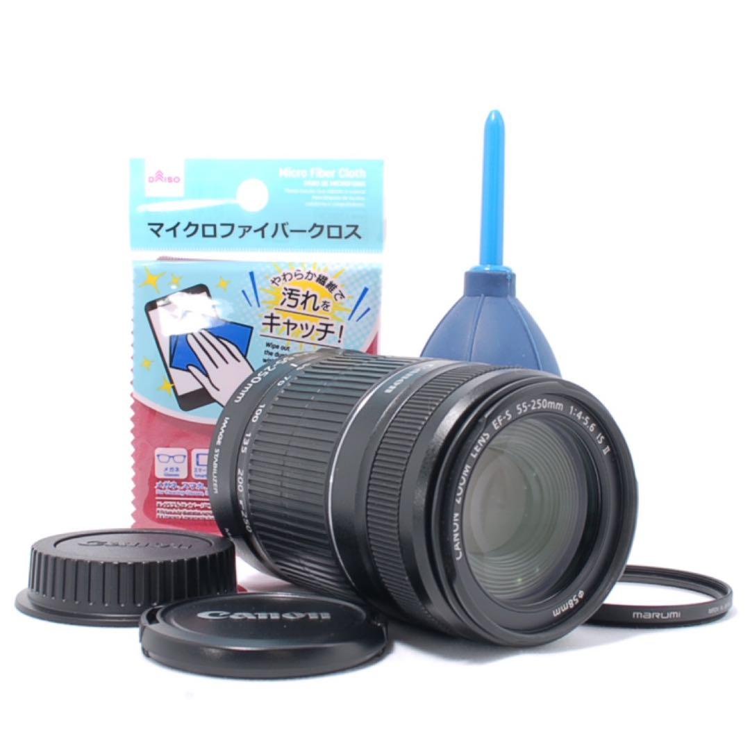 Canon EF-S 55-250mm f4-5.6 IS Ⅱ☆手ぶれ補正 美品 - メルカリ