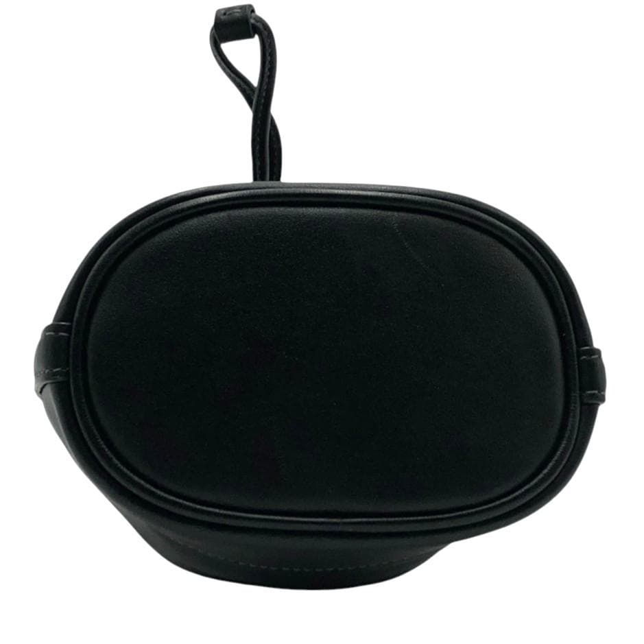 【極美品】COACHコーチ　ブラック　レザー　ショルダーバッグ　２WAY　巾着型