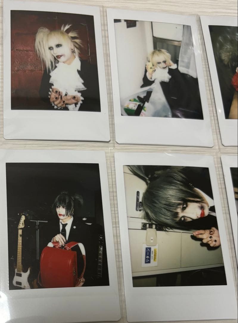 ⑤黒百合と影 烏名鳴 メメント・モリ 哀 チェキ 10枚セット