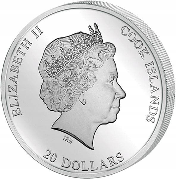 クック諸島 2017年 銀貨 $20 @4-31 クック諸島のアンティークコイン