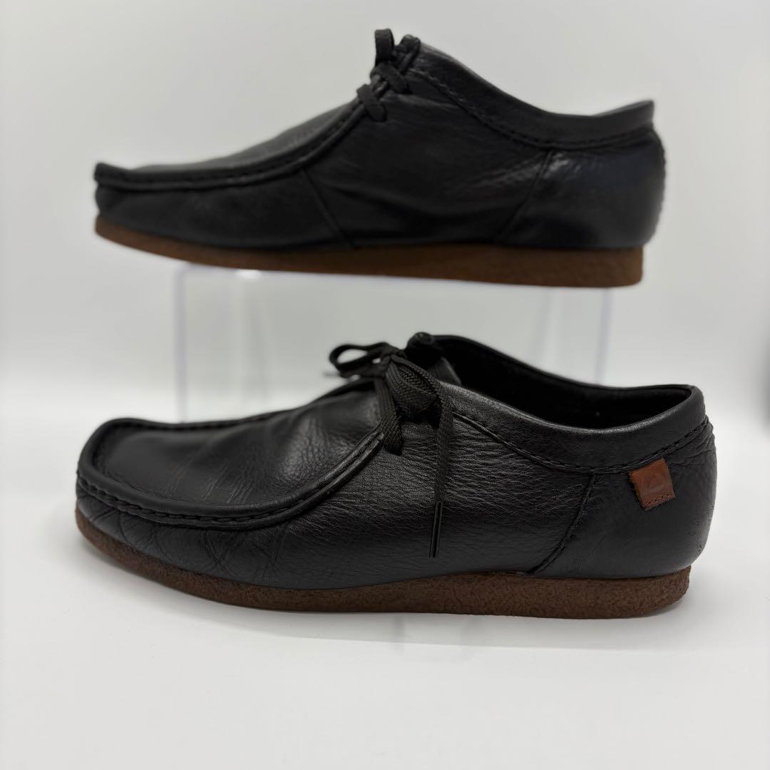 【Clarks】シェイカーⅡラン ワラビー モカシン 26.5cm 黒 軽量