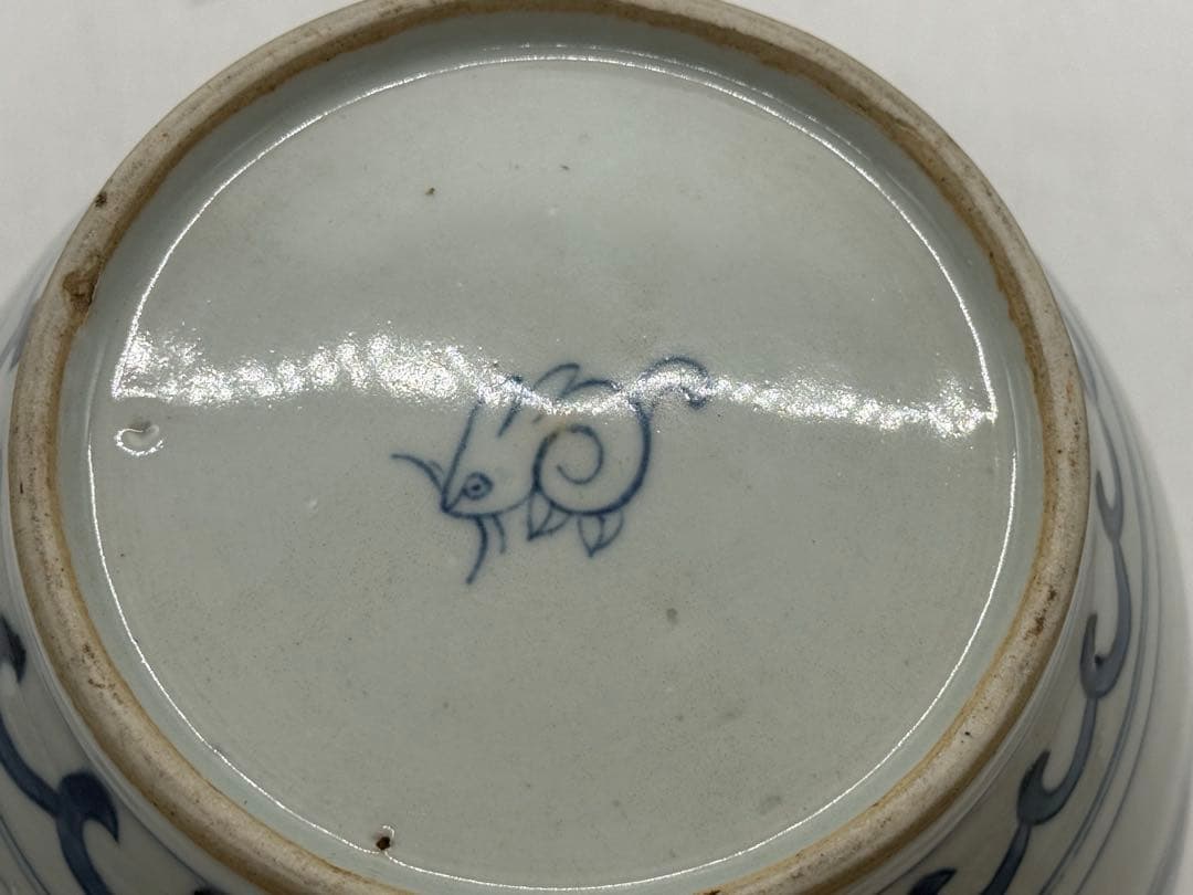 中国 染付壺 五子登科 兎 送料込み260126 - メルカリ