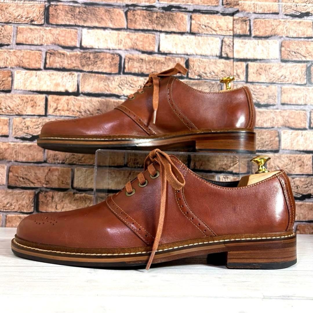 美品■コールハーン■サドルシューズ✨ブローグシューズ メダリオン セレモニー