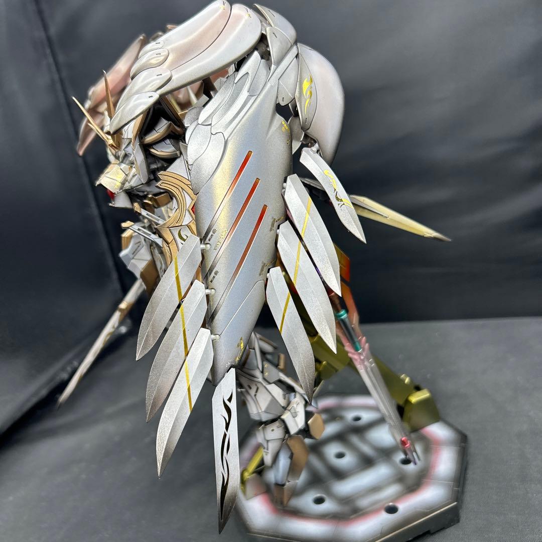 ガンプラ　塗装済み完成品　ウィングガンダムゼロ ew MG ミキシング