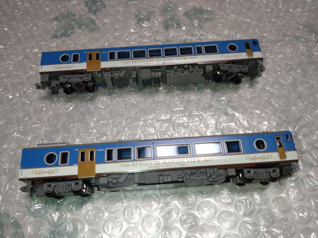 K*u様 キハ47　瀬戸内マリンビュー改良品 2両セット　A6078　マイクロエ