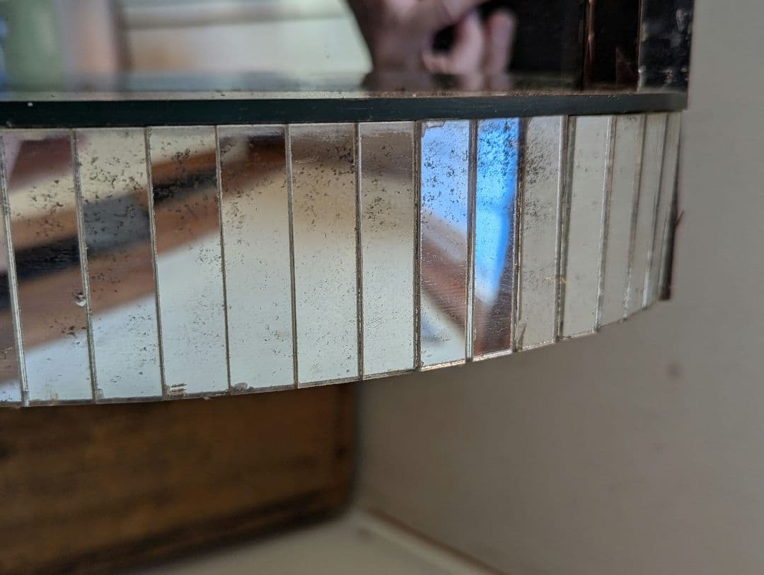 昭和レトロ】【希少】鏡 陳列棚 ミラー ショーウィンドウ - メルカリ