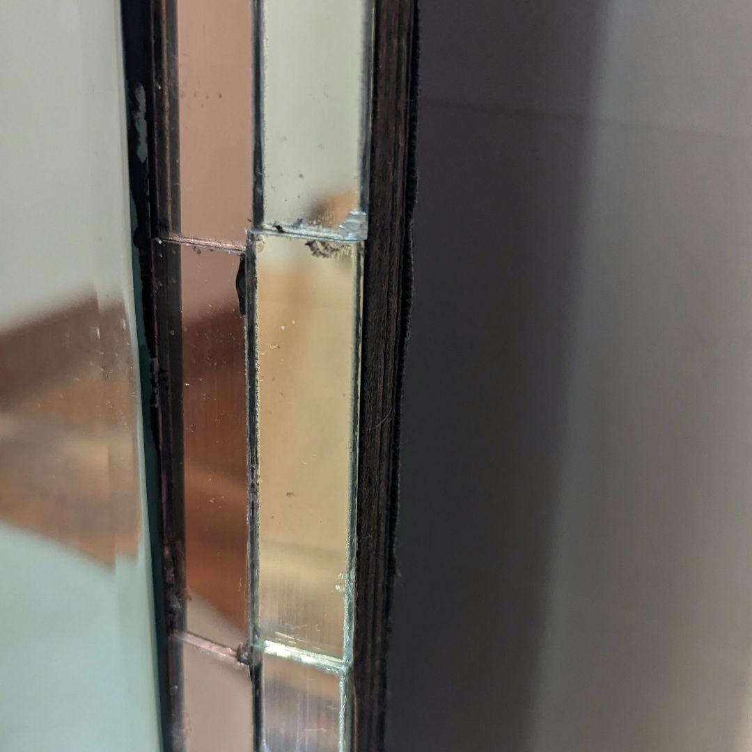昭和レトロ】【希少】鏡 陳列棚 ミラー ショーウィンドウ - メルカリ