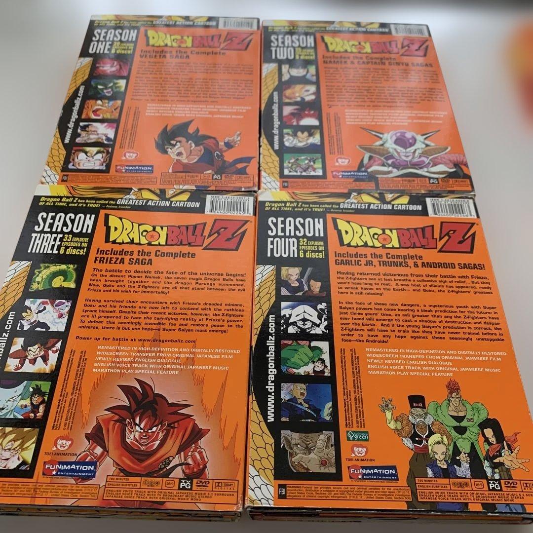 ドラゴンボールZ DRAGON BALL Z 291話 北米版 全巻DVD54枚