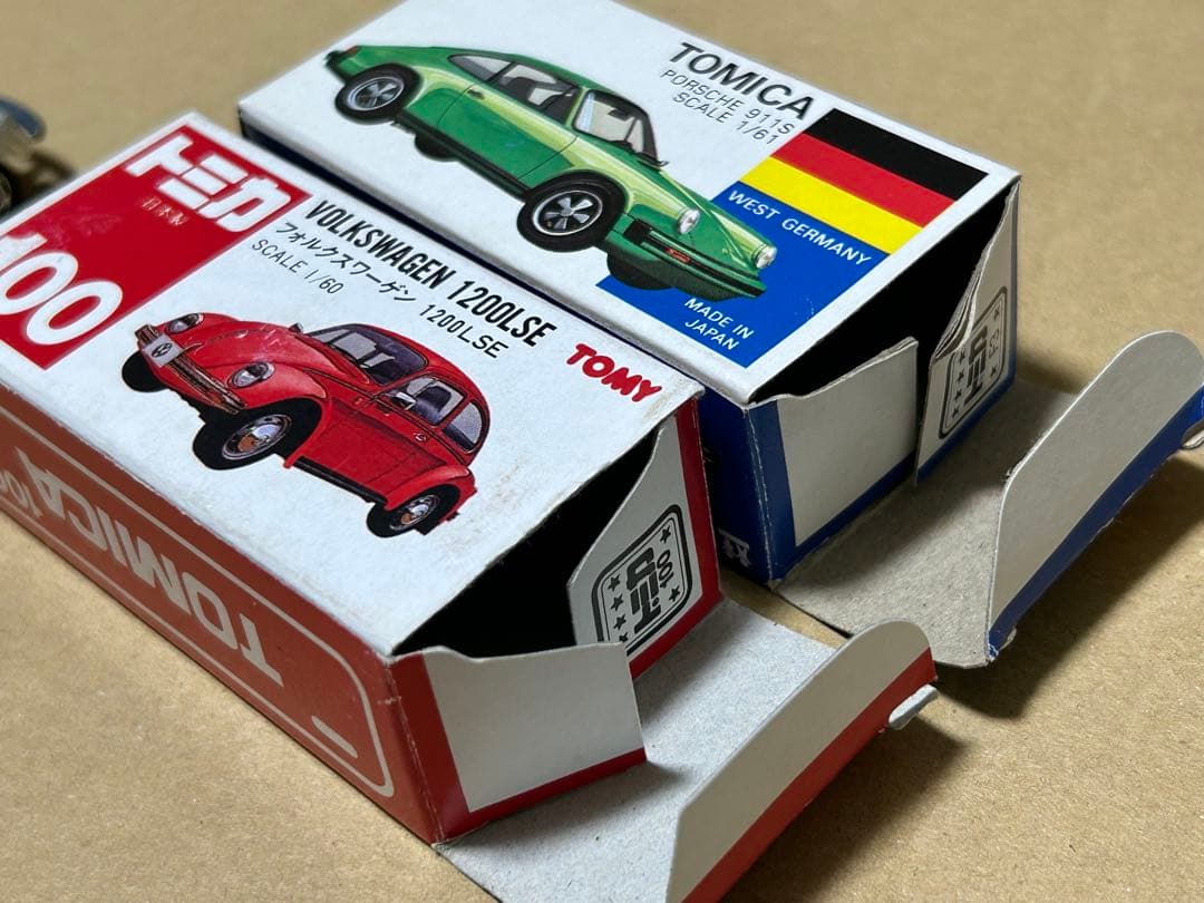 トミカ ポルシェ911S フォルクスワーゲン 1200LSE 2台セット